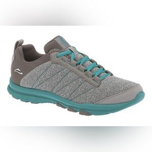 Abeo Women's Sneakers in Gray and Teal